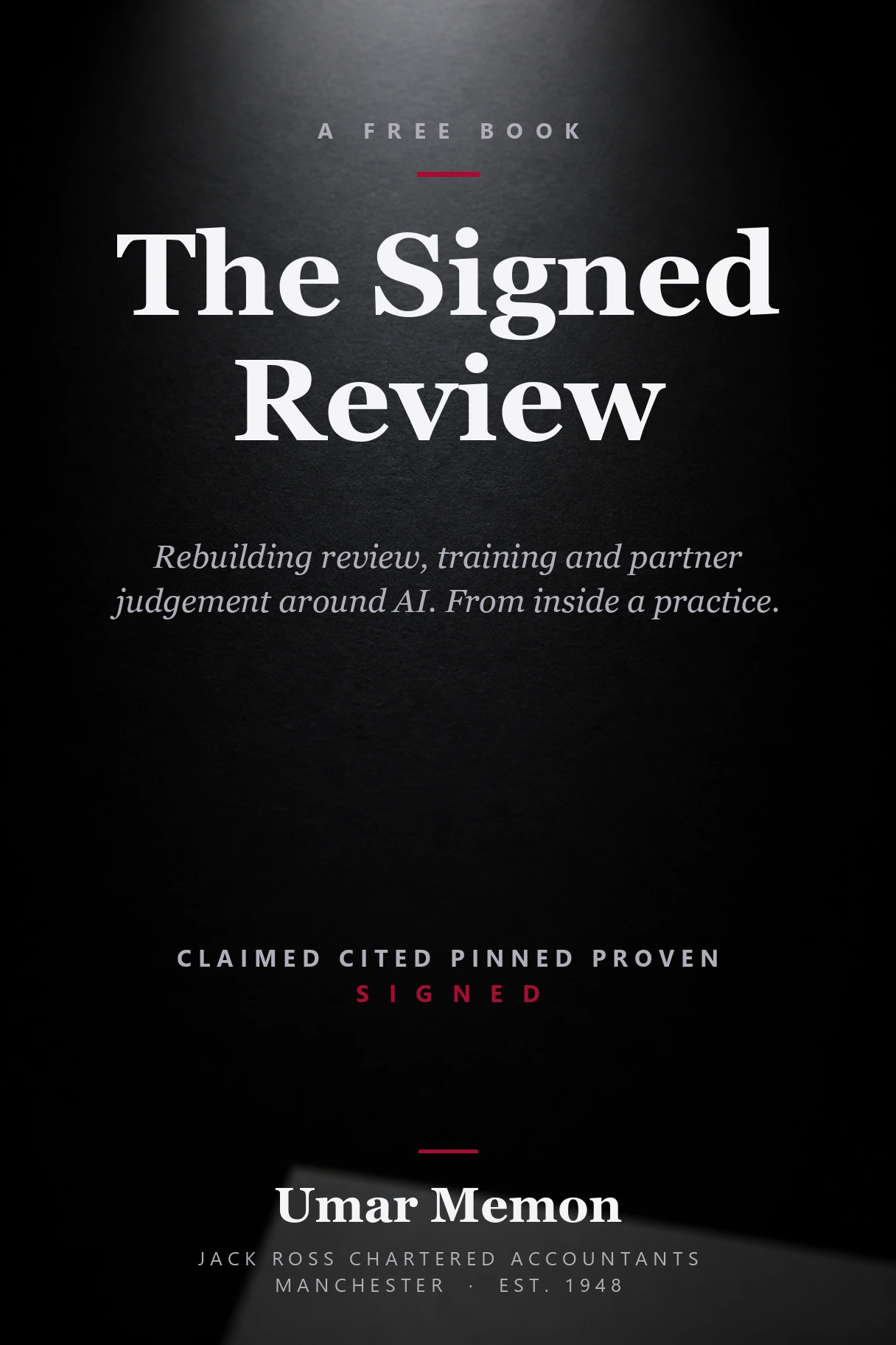Cover of The Signed Review by Umar Memon